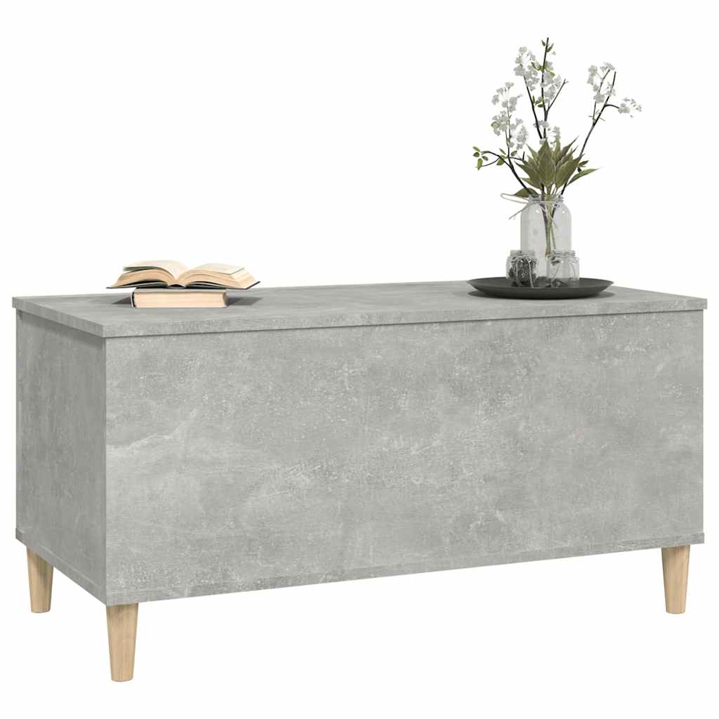 vidaXL Coffee Table Concrete Grey 90x44,5x45 cm Engineered Wood