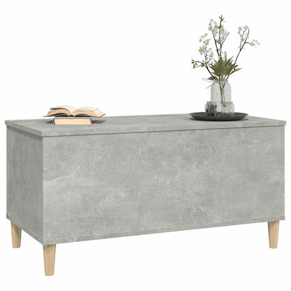 vidaXL Coffee Table Concrete Grey 90x44,5x45 cm Engineered Wood