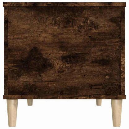vidaXL Coffee Table Smoked Oak 90x44,5x45 cm Engineered Wood