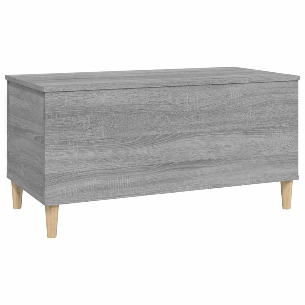 vidaXL Coffee Table Grey Sonoma 90x44,5x45 cm Engineered Wood