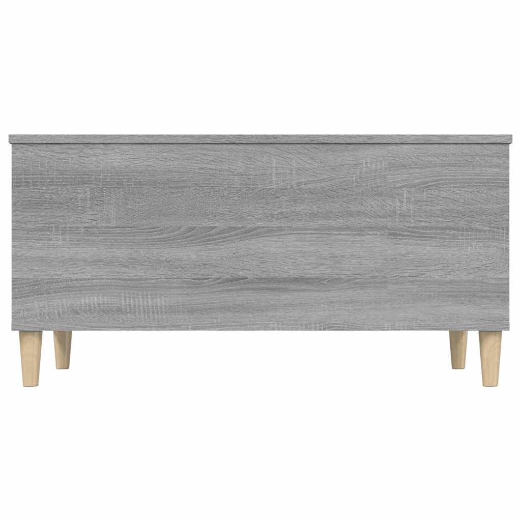 vidaXL Coffee Table Grey Sonoma 90x44,5x45 cm Engineered Wood