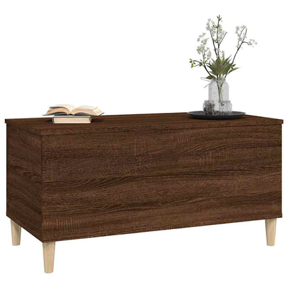 vidaXL Coffee Table Brown Oak 90x44,5x45 cm Engineered Wood