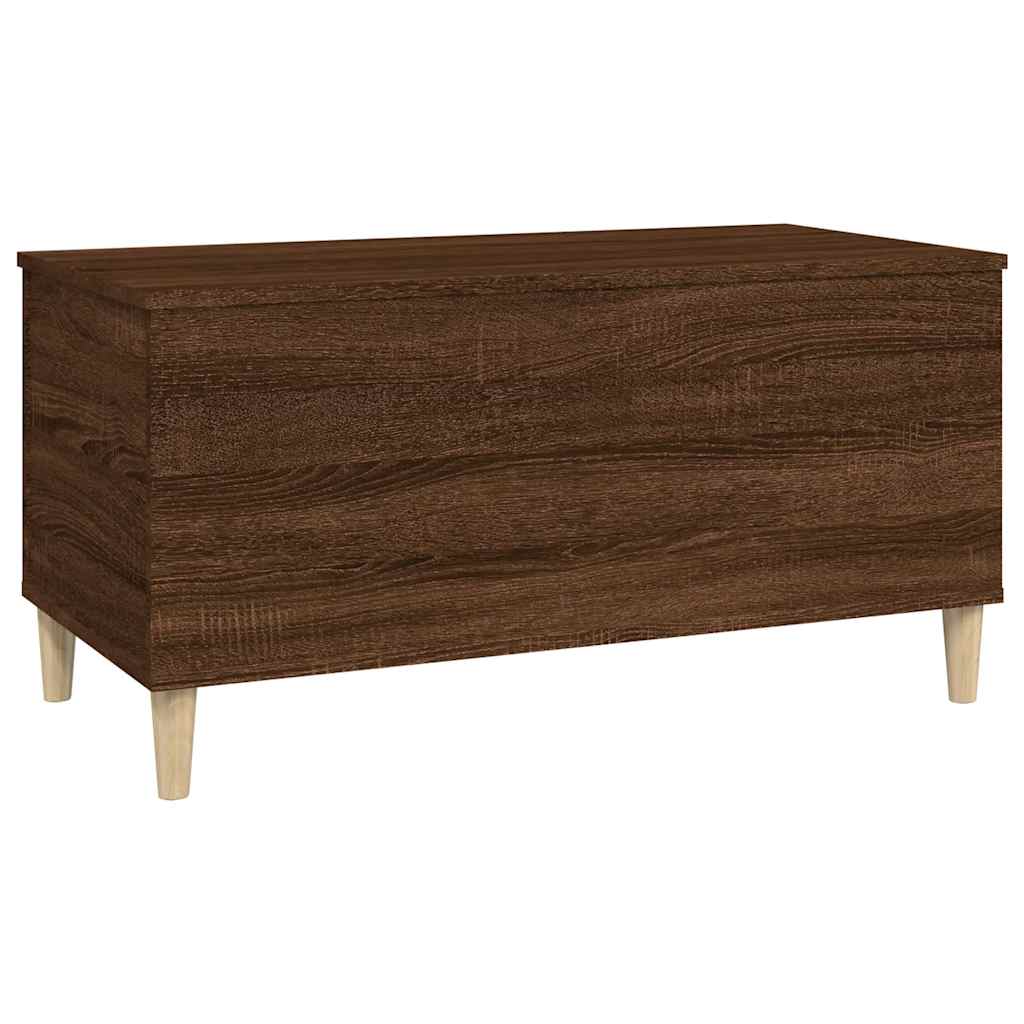 vidaXL Coffee Table Brown Oak 90x44,5x45 cm Engineered Wood
