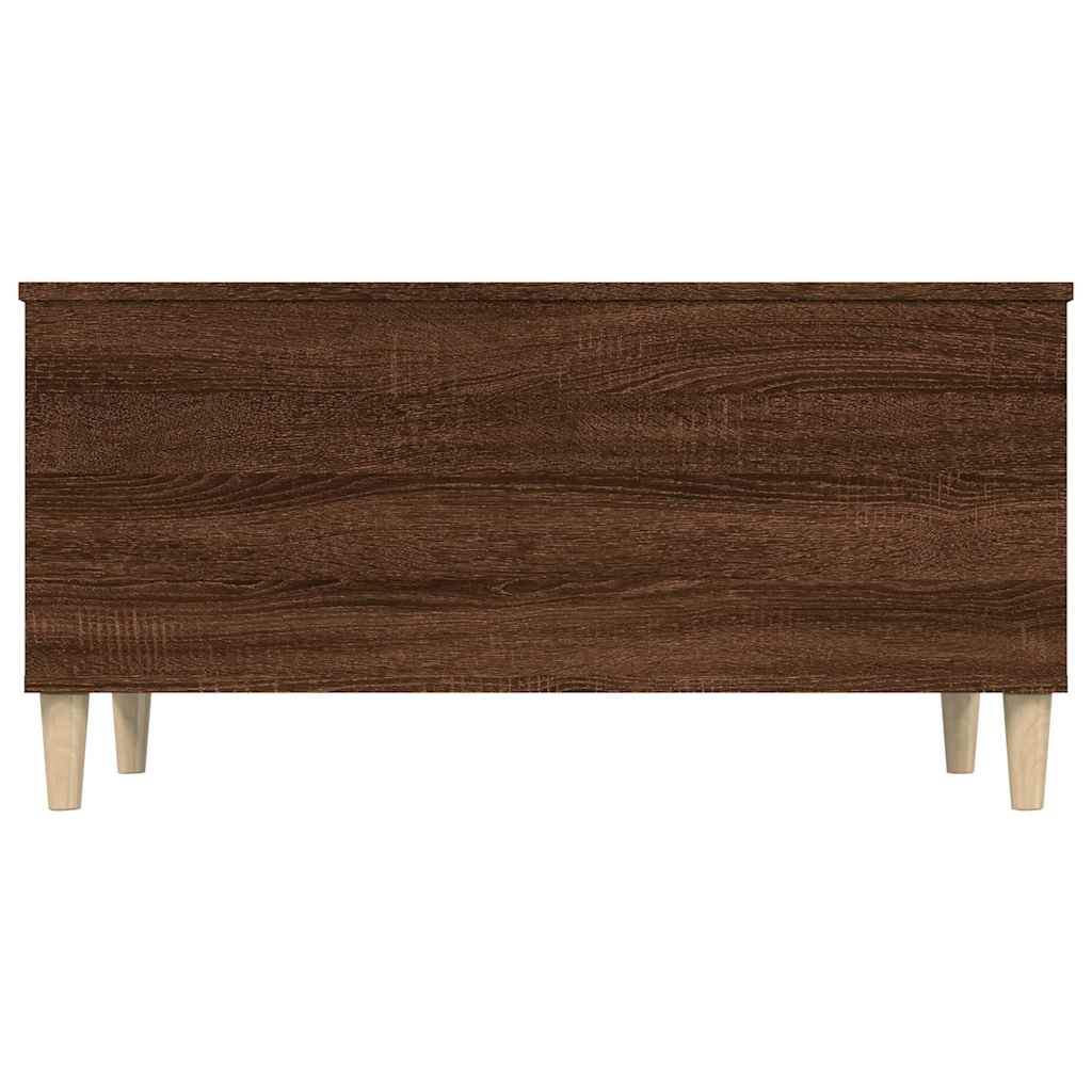 vidaXL Coffee Table Brown Oak 90x44,5x45 cm Engineered Wood
