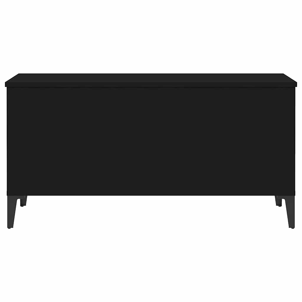 vidaXL Coffee Table Black 90x44,5x45 cm Engineered Wood