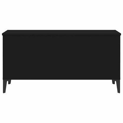 vidaXL Coffee Table Black 90x44,5x45 cm Engineered Wood