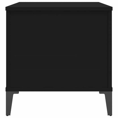 vidaXL Coffee Table Black 90x44,5x45 cm Engineered Wood