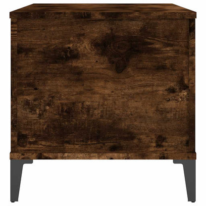 vidaXL Coffee Table Smoked Oak 90x44,5x45 cm Engineered Wood