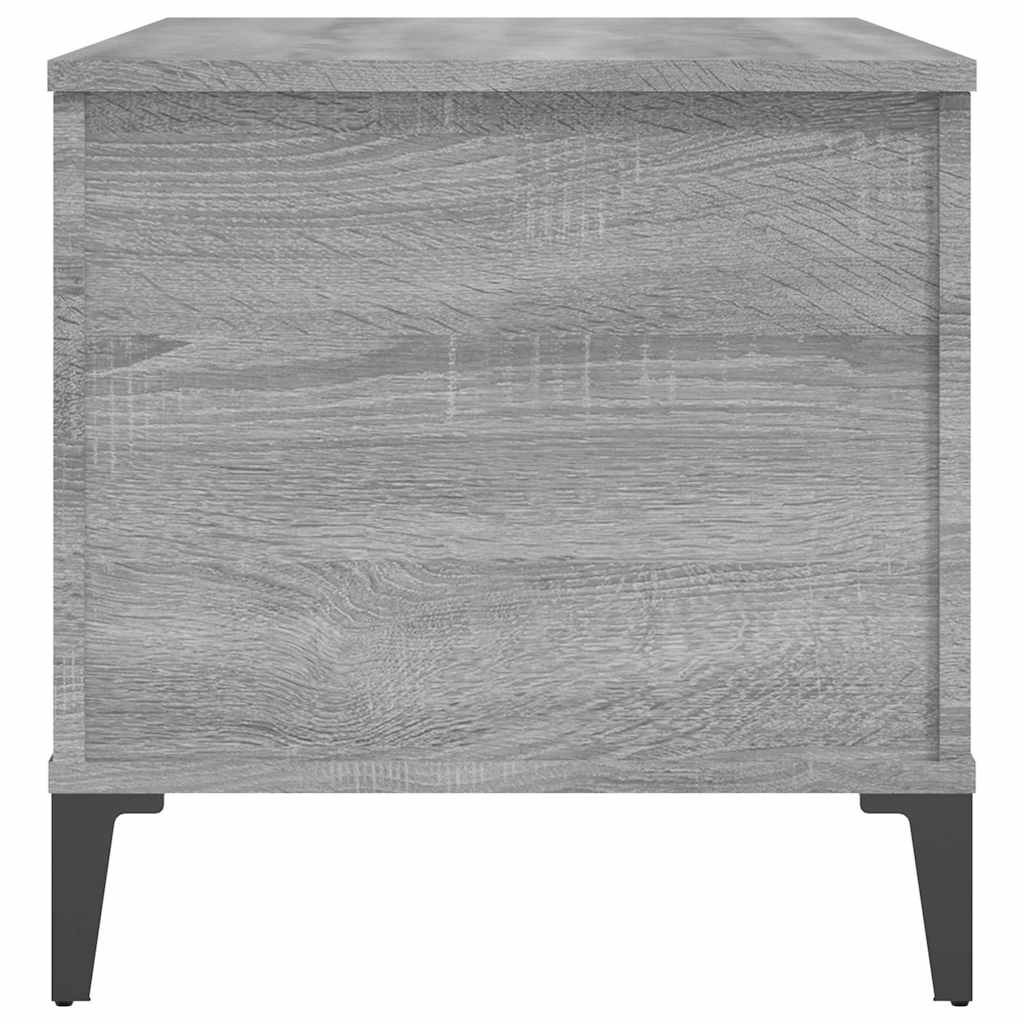 vidaXL Coffee Table Grey Sonoma 90x44.5x45 cm Engineered Wood