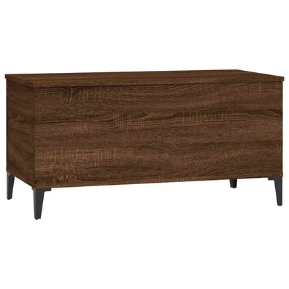 vidaXL Coffee Table Brown Oak 90x44,5x45 cm Engineered Wood