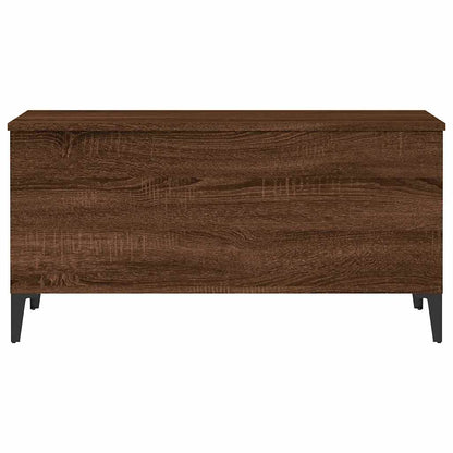 vidaXL Coffee Table Brown Oak 90x44,5x45 cm Engineered Wood