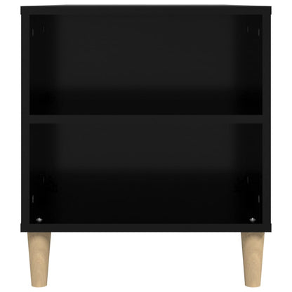 vidaXL TV Cabinet Black 102x44.5x50 cm Engineered Wood