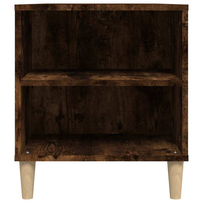 vidaXL TV Cabinet Smoked Oak 102x44,5x50 cm Engineered Wood