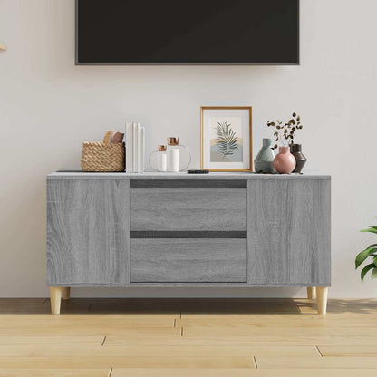 vidaXL TV Cabinet Grey Sonoma 102x44,5x50 cm Engineered Wood