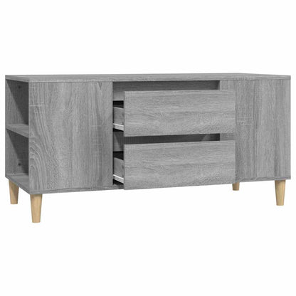 vidaXL TV Cabinet Grey Sonoma 102x44,5x50 cm Engineered Wood