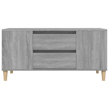 vidaXL TV Cabinet Grey Sonoma 102x44,5x50 cm Engineered Wood