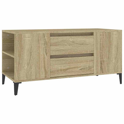 vidaXL TV Cabinet Sonoma Oak 102x44,5x50 cm Engineered Wood