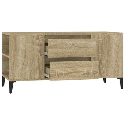vidaXL TV Cabinet Sonoma Oak 102x44,5x50 cm Engineered Wood