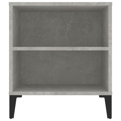 vidaXL TV Cabinet Concrete Grey 102x44.5x50 cm Engineered Wood