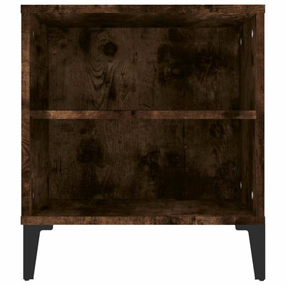 vidaXL TV Cabinet Smoked Oak 102x44,5x50 cm Engineered Wood