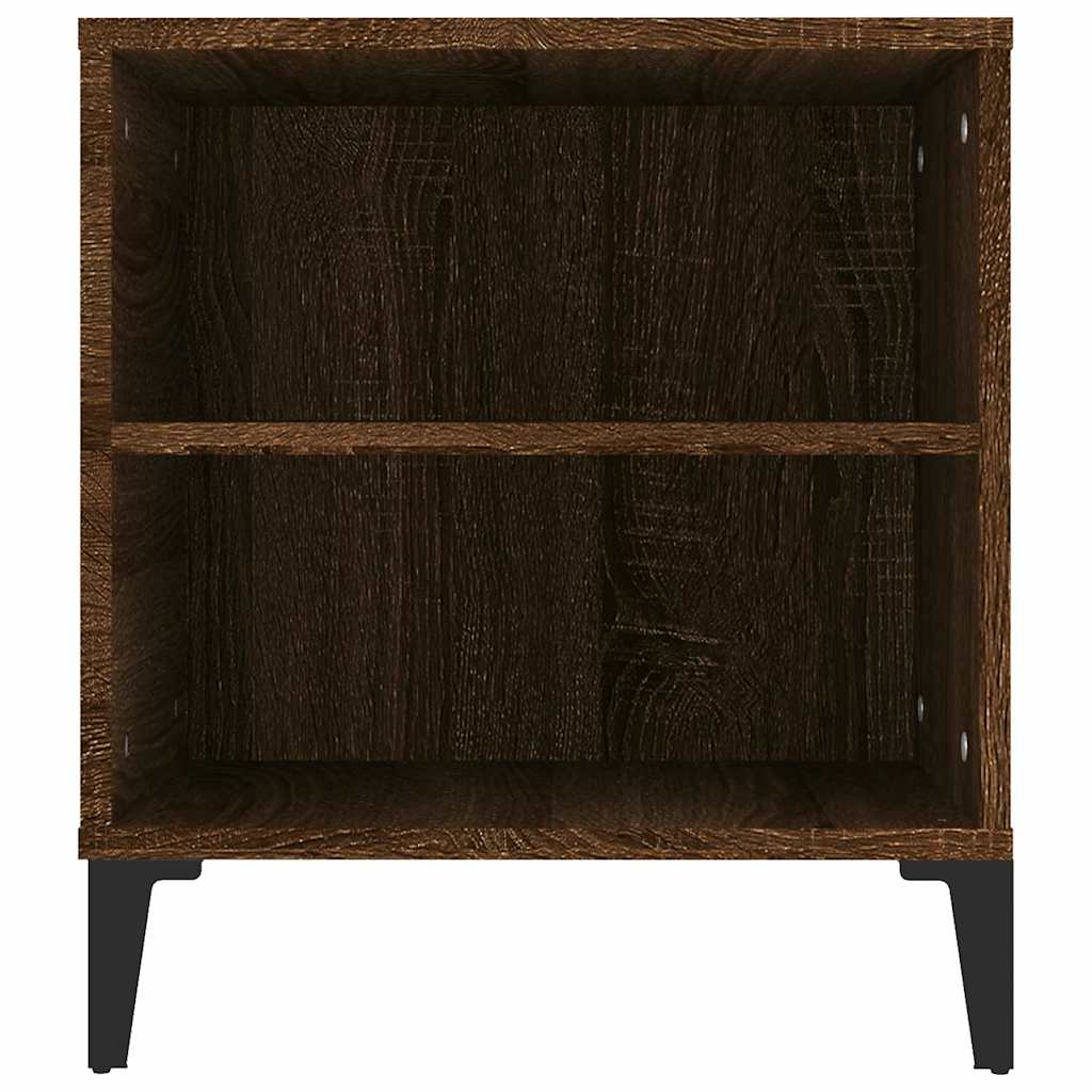 vidaXL TV Cabinet Brown Oak 102x44,5x50 cm Engineered Wood
