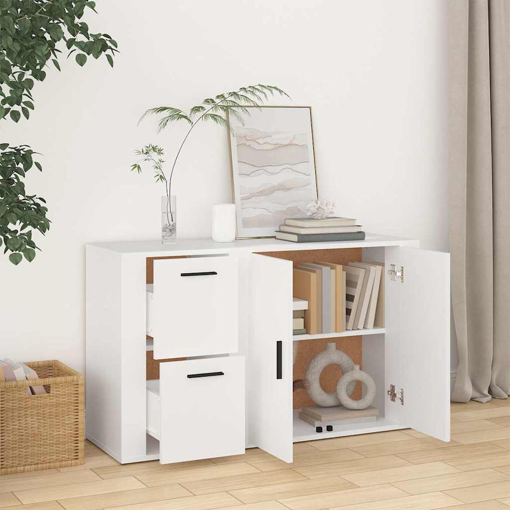 vidaXL Sideboard White 100x33x59,5 cm Engineered Wood