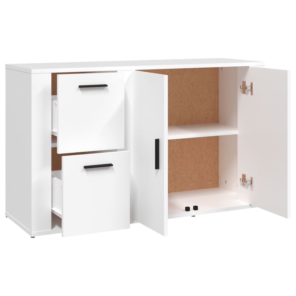 vidaXL Sideboard White 100x33x59.5 cm Engineered Wood