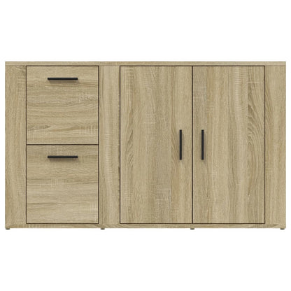 vidaXL Sideboard Sonoma Oak 100x33x59.5 cm Engineered Wood