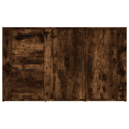 vidaXL Sideboard Smoked Oak 100x33x59.5 cm Engineered Wood