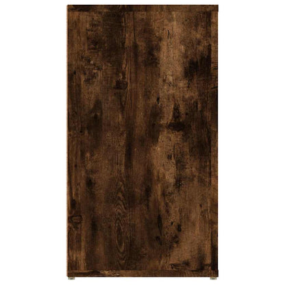vidaXL Sideboard Smoked Oak 100x33x59,5 cm Engineered Wood