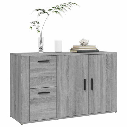vidaXL Sideboard Grey Sonoma 100x33x59,5 cm Engineered Wood