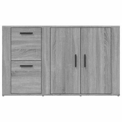vidaXL Sideboard Grey Sonoma 100x33x59,5 cm Engineered Wood