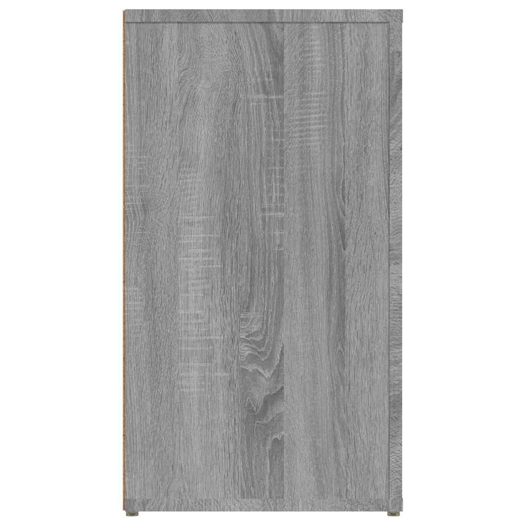 vidaXL Sideboard Grey Sonoma 100x33x59,5 cm Engineered Wood