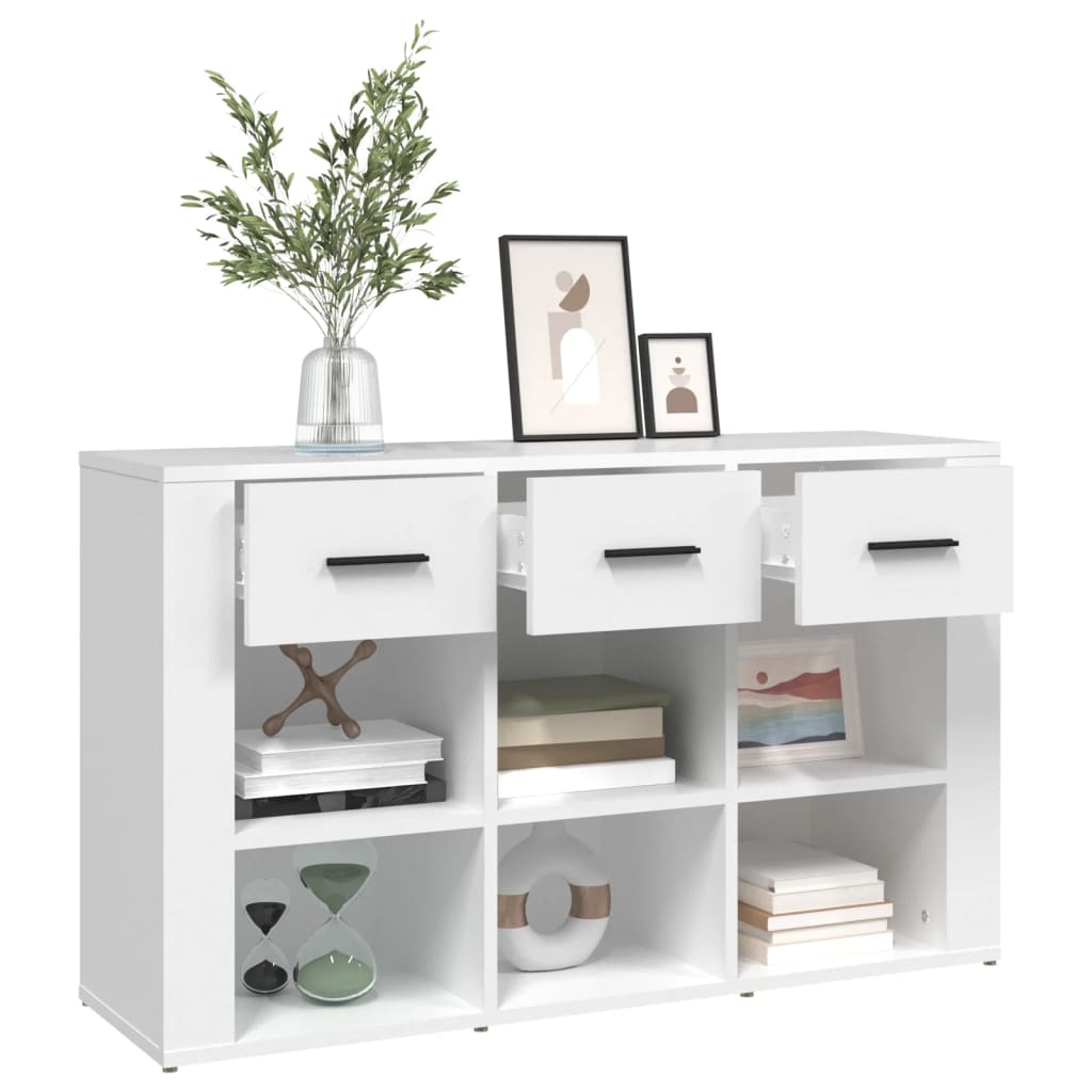 vidaXL Sideboard White 100x30x59.5 cm Engineered Wood