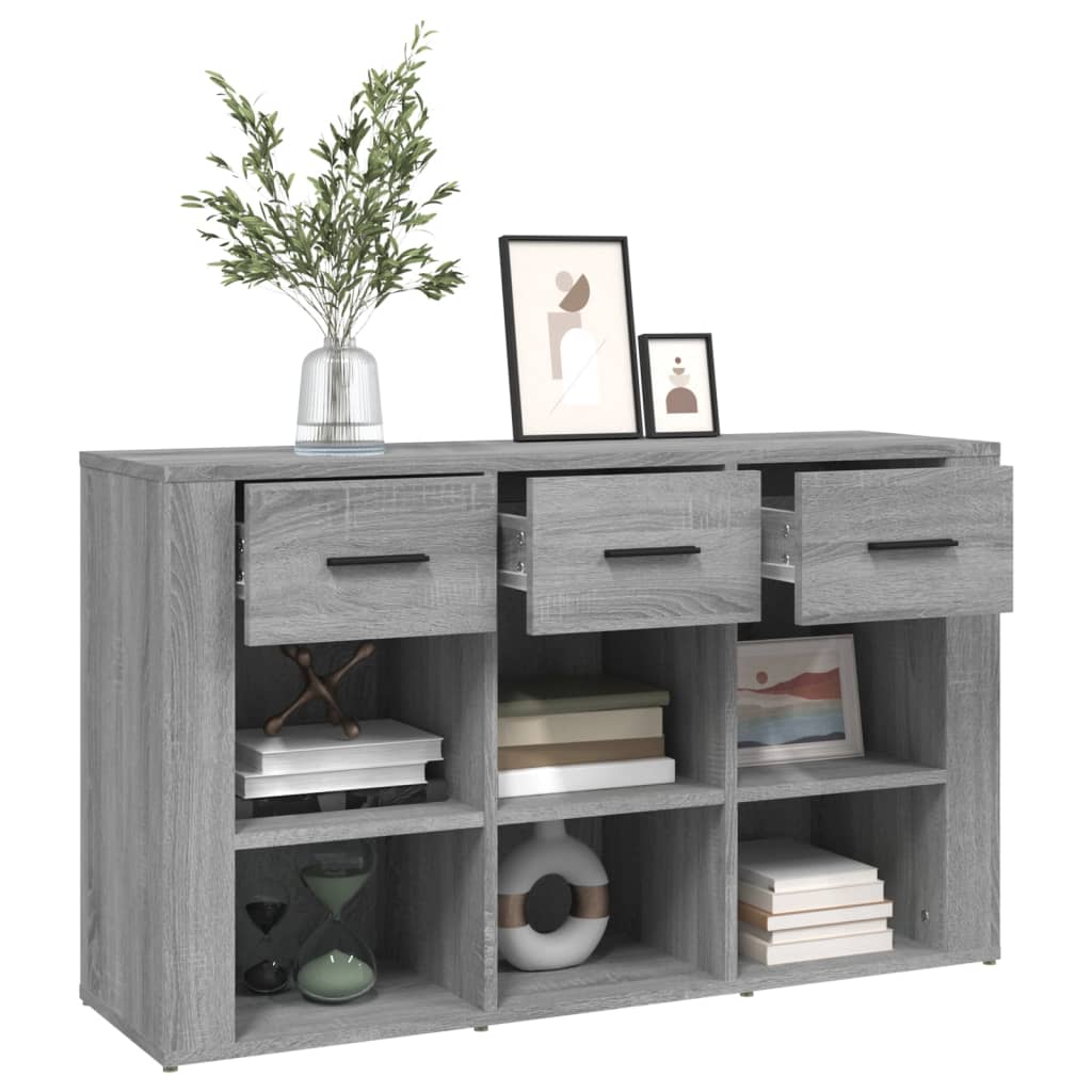 vidaXL Sideboard Grey Sonoma 100x30x59.5 cm Engineered Wood