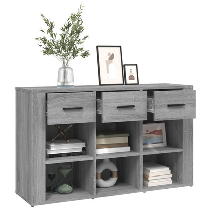 vidaXL Sideboard Grey Sonoma 100x30x59.5 cm Engineered Wood