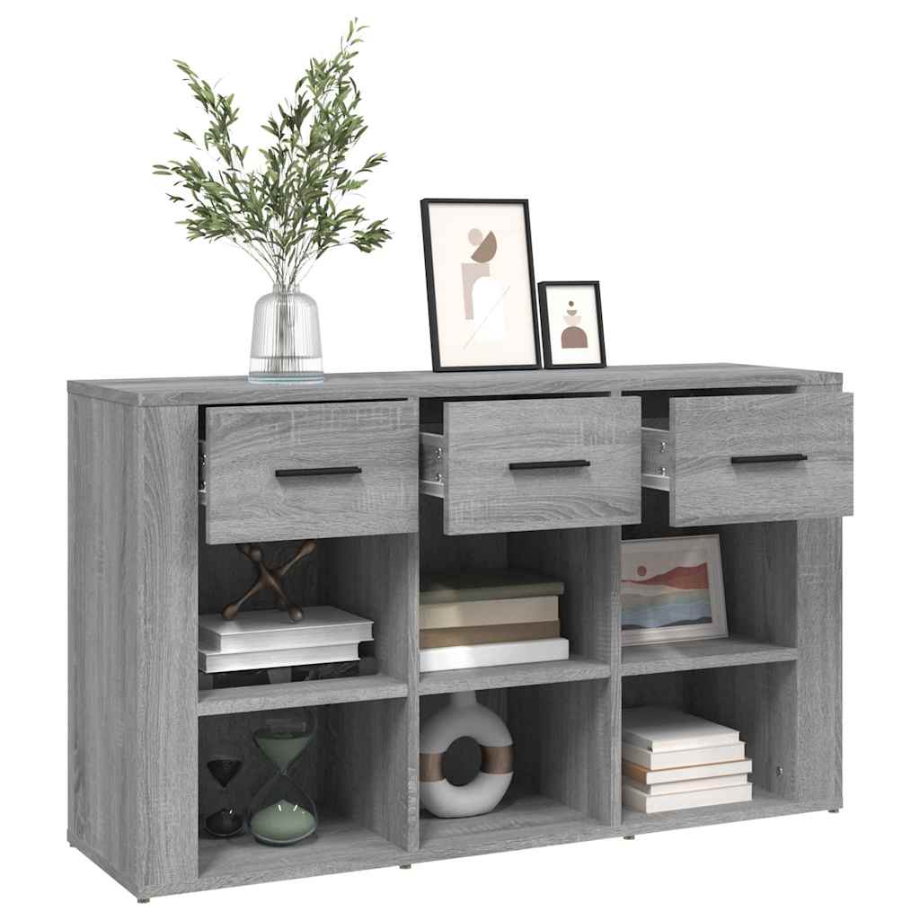 vidaXL Sideboard Grey Sonoma 100x30x59,5 cm Engineered Wood
