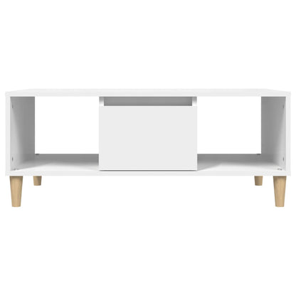 vidaXL Coffee Table White 90x50x36,5 cm Engineered Wood