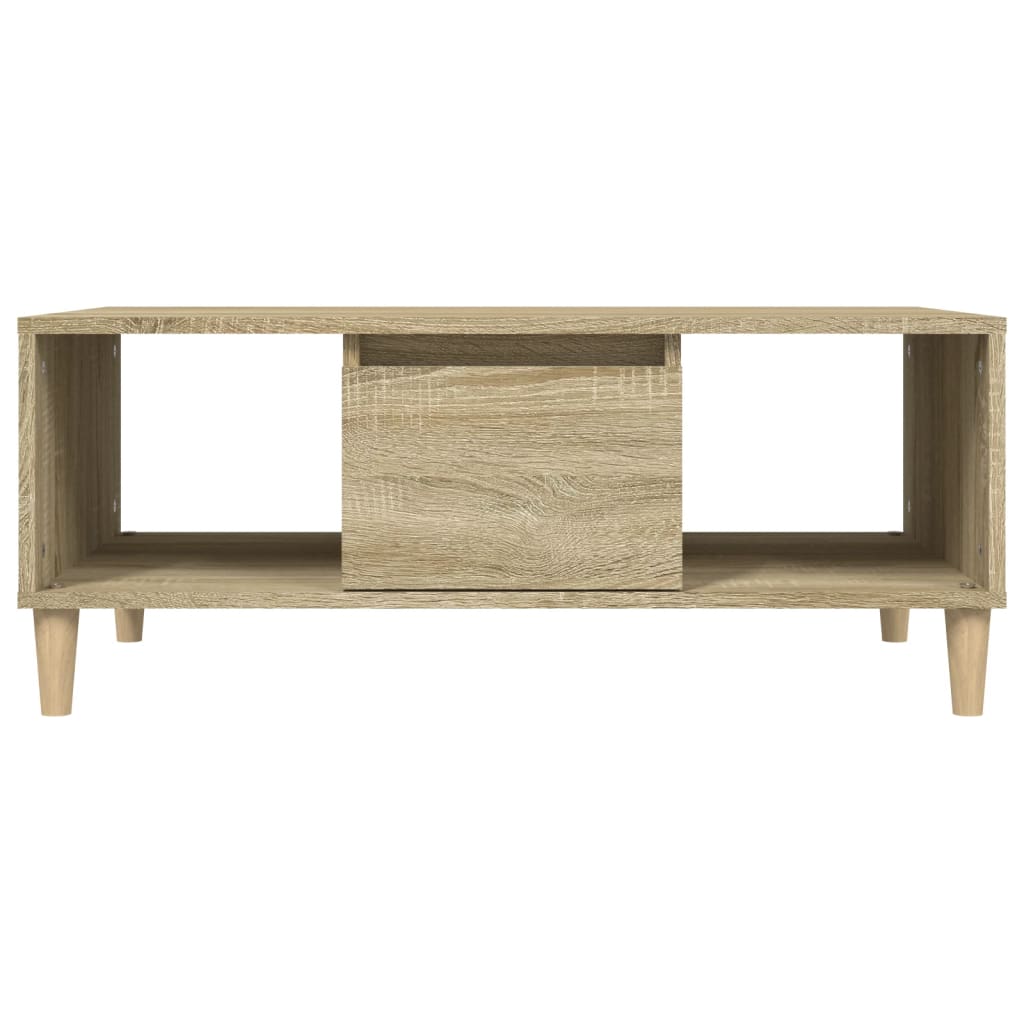 vidaXL Coffee Table Sonoma Oak 90x50x36,5 cm Engineered Wood