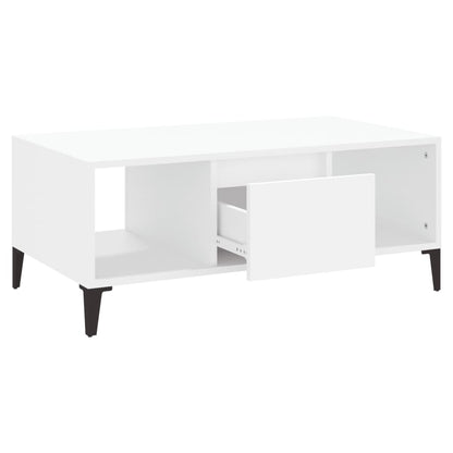 vidaXL Coffee Table White 90x50x36.5 cm Engineered Wood