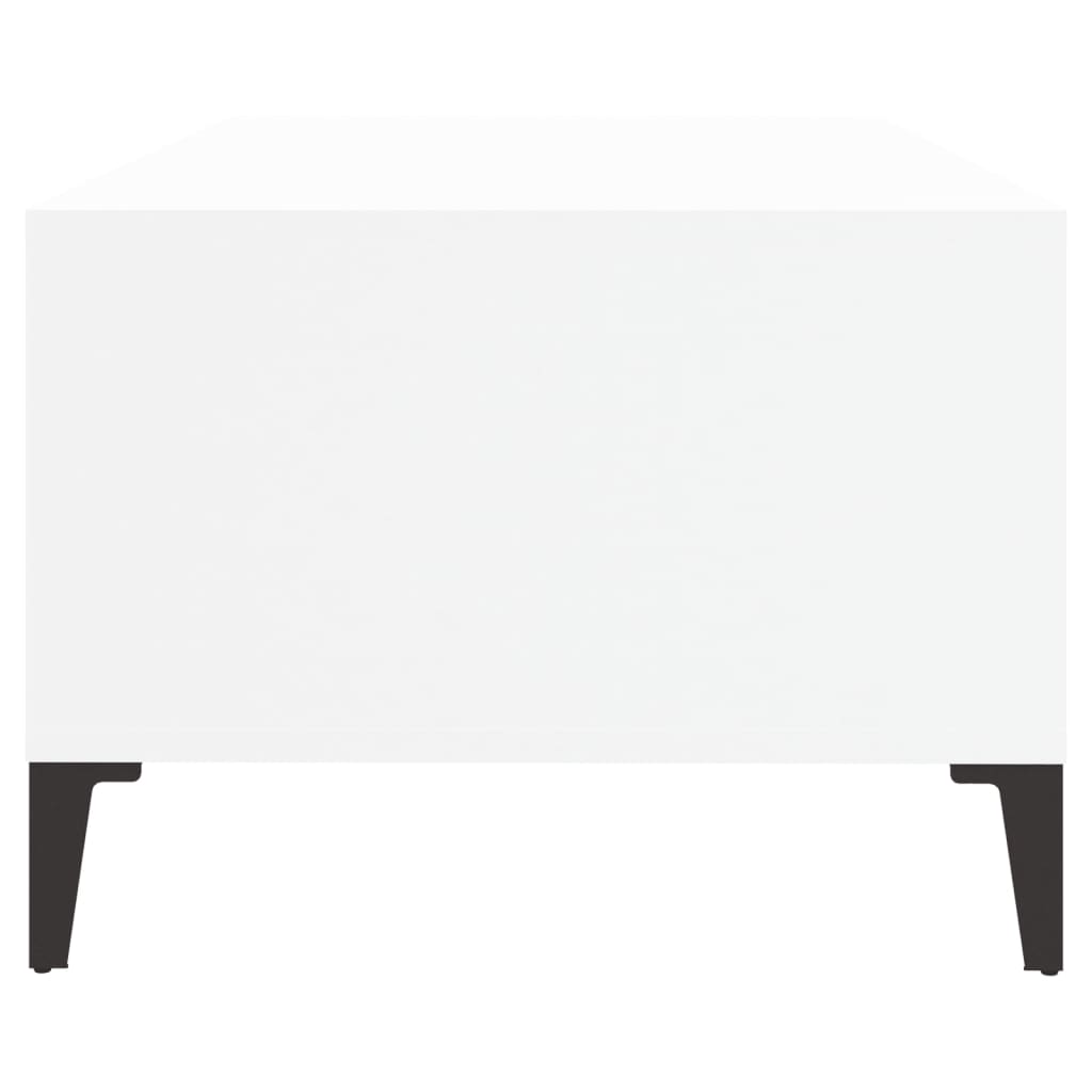vidaXL Coffee Table White 90x50x36.5 cm Engineered Wood