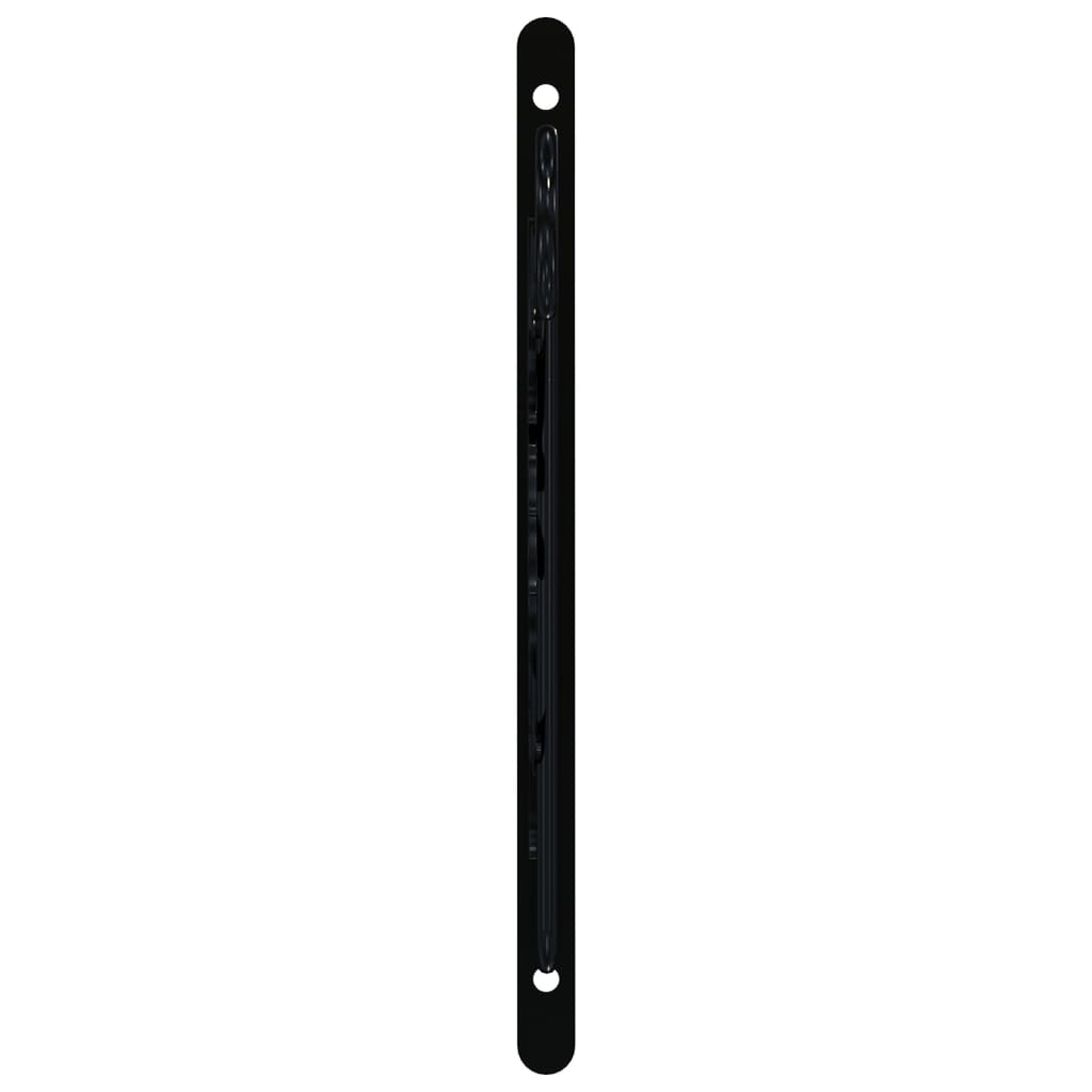 vidaXL Hanging Basket Brackets 4 pcs Black Steel