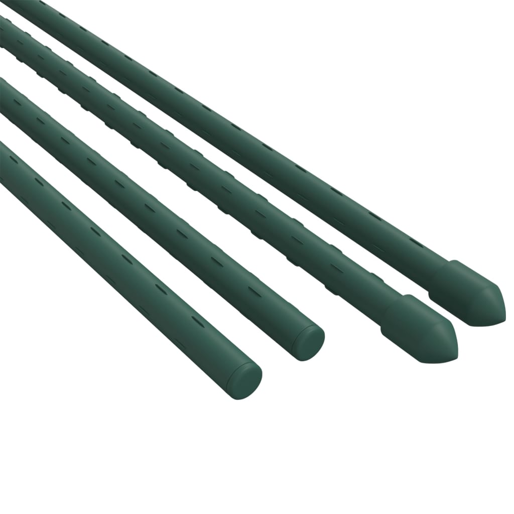 vidaXL Garden Plant Stakes 30 pcs Green 90 cm Steel