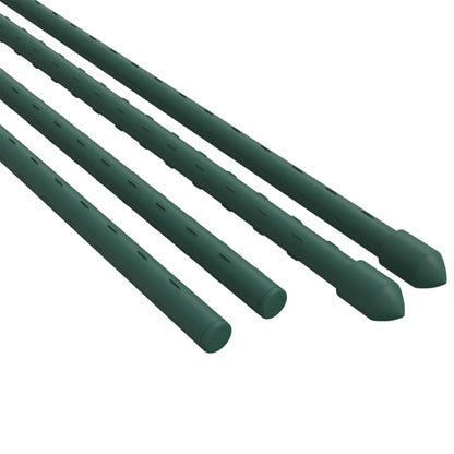 vidaXL Garden Plant Stakes 30 pcs Green 115 cm Steel