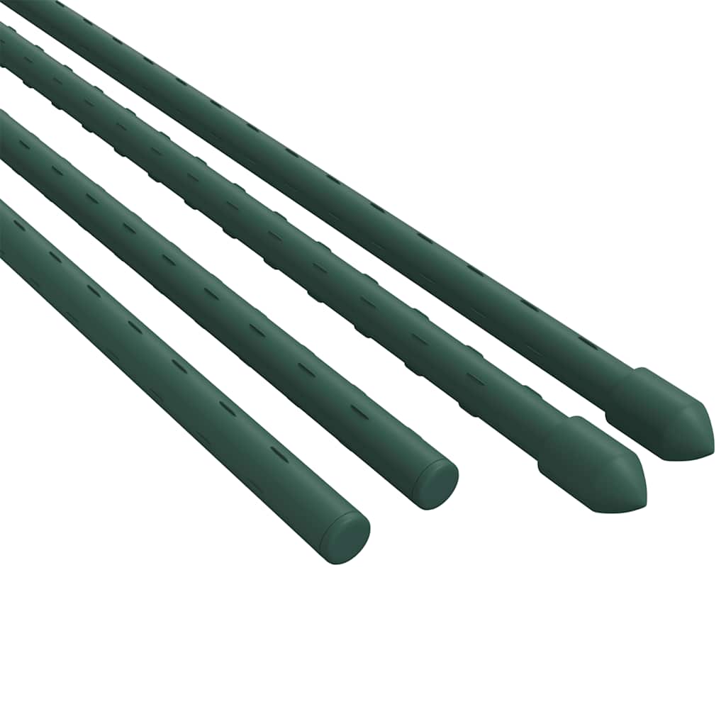 vidaXL Garden Plant Stakes 30 pcs Green 150 cm Steel