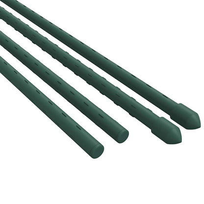 vidaXL Garden Plant Stakes 30 pcs Green 150 cm Steel