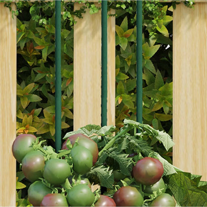 vidaXL Garden Plant Stakes 30 pcs Green 180 cm Steel