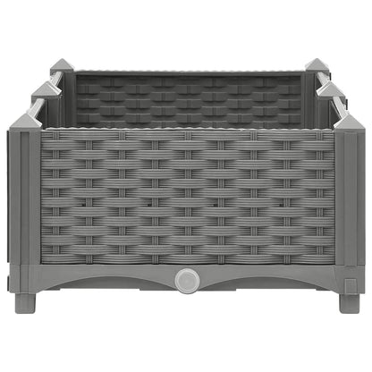 vidaXL Raised Bed 80x40x23 cm Polypropylene