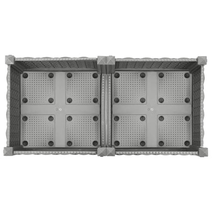 vidaXL Raised Bed 80x40x23 cm Polypropylene