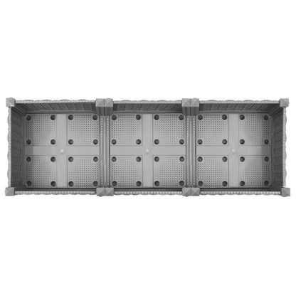 vidaXL Raised Bed 120x40x23 cm Polypropylene